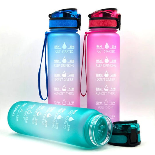 HydrateHarmonyâ˘ď¸ Motivational Water Bottle