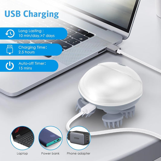 Vibrellaz⢠Rechargeable Head Massager For Relaxation