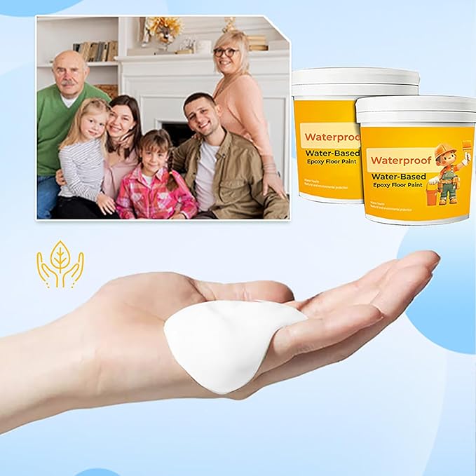 InstaCoatzy™ Waterproof Floor Paint 300 ml + 300 ml (Pack of 2)