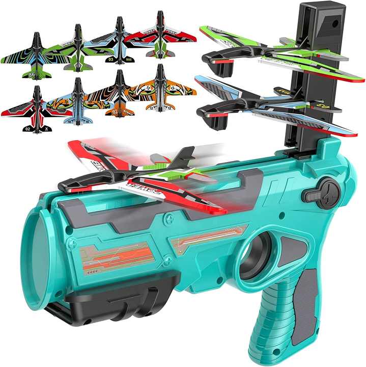 Airplane Launcher Toy with Foam Planes