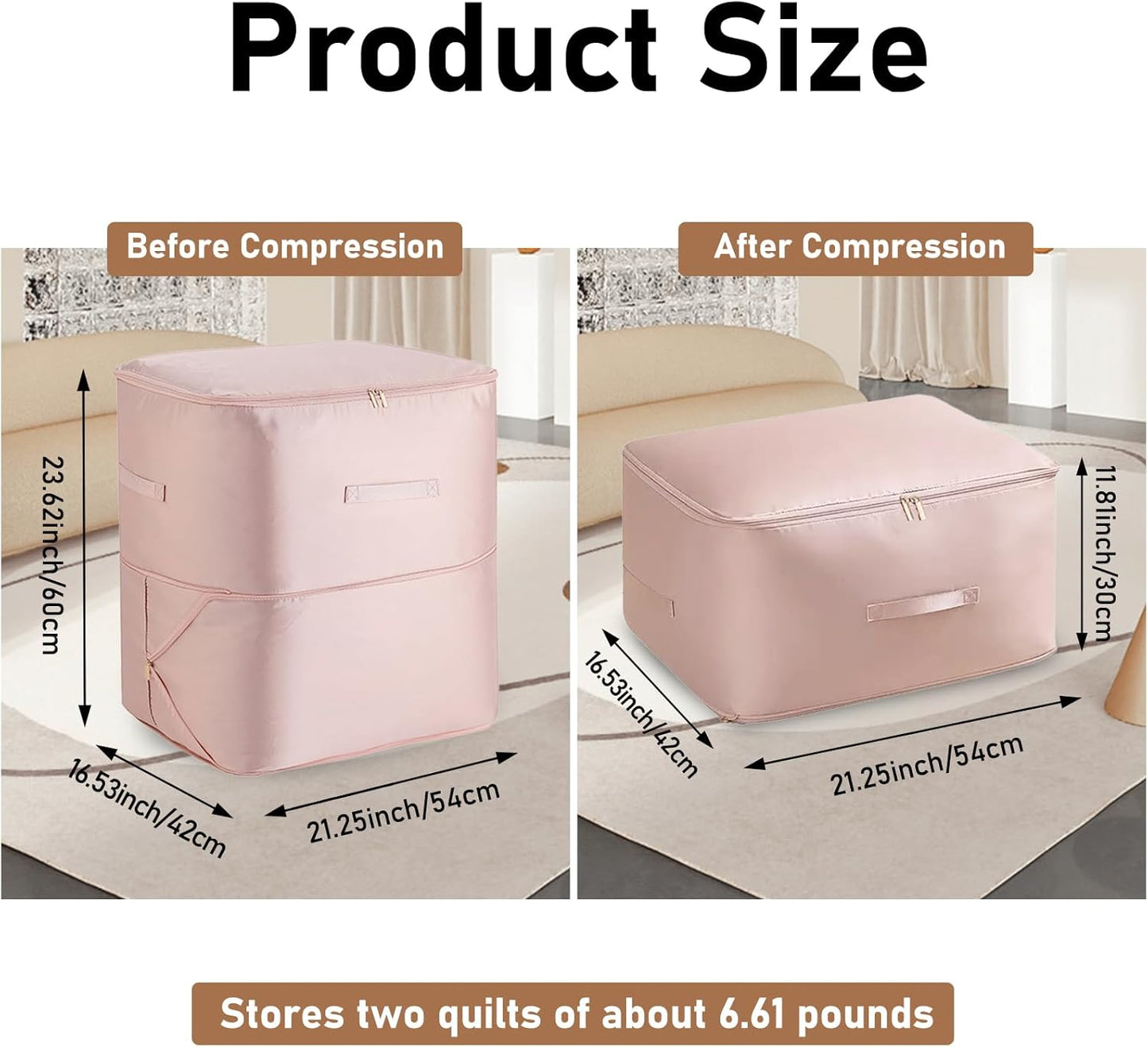SqueezePro™ Ultra Space Saving Self Compression Organizer